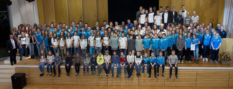 Leistungsehrung Gruppenfoto