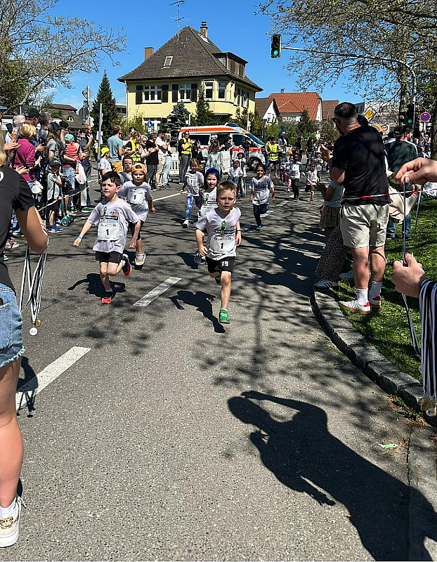 KiGa-Lauf Ziel