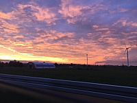 Am Vorabend Auf dem Weg zum Stadion