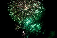 Höhenfeuerwerk (Fotos von R.Dvorak)